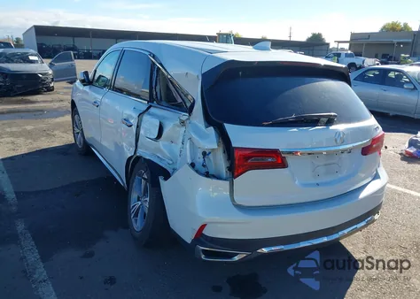 2020 Acura Mdx Standard z USA, uszkodzony, nr VIN 5J8YD3H37LL015381